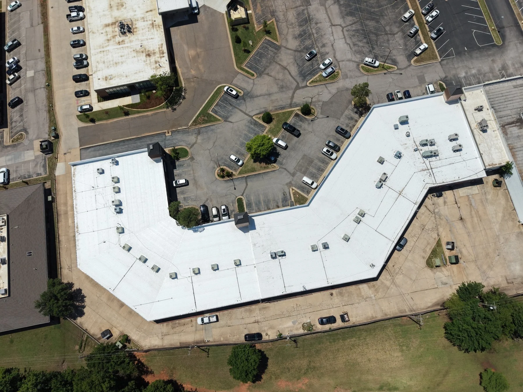 RedZone commercial roofing project