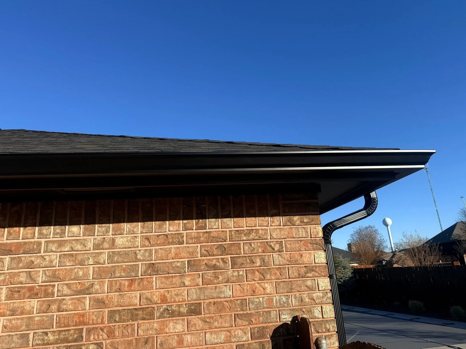 From roof to ground — RedZone gutters project