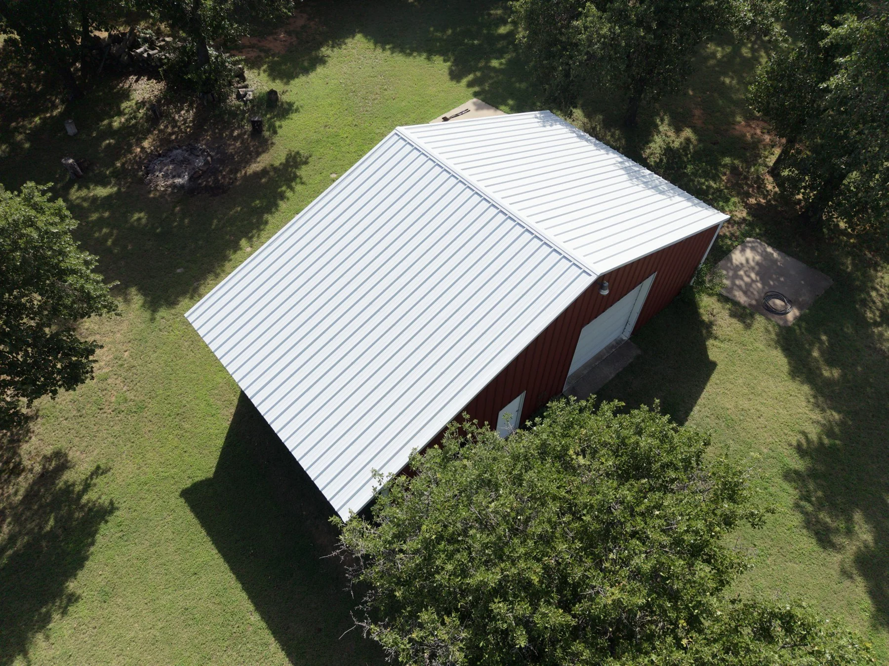 Metal roofing — RedZone roofing project