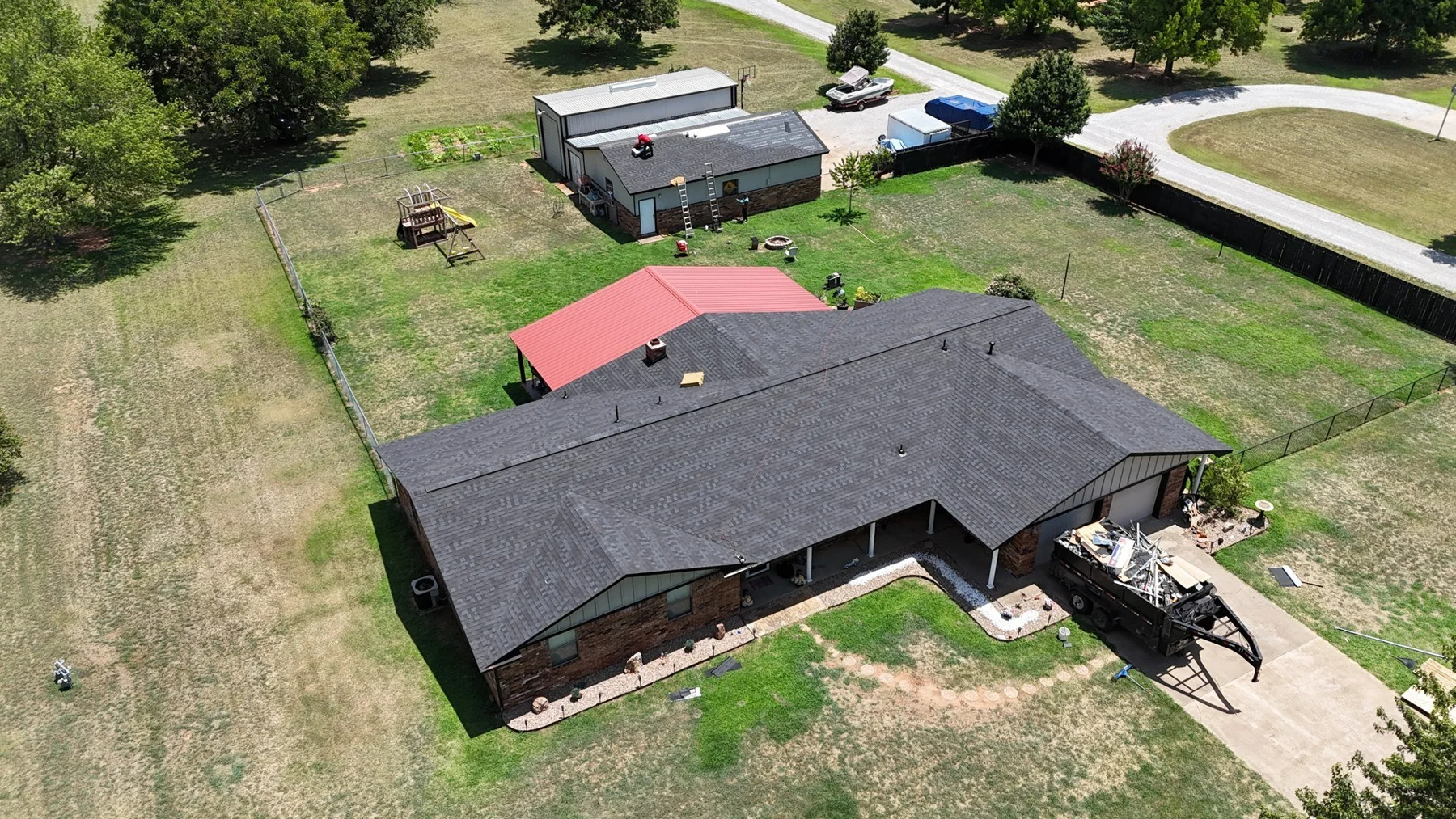 Residential roofing — RedZone roofing project