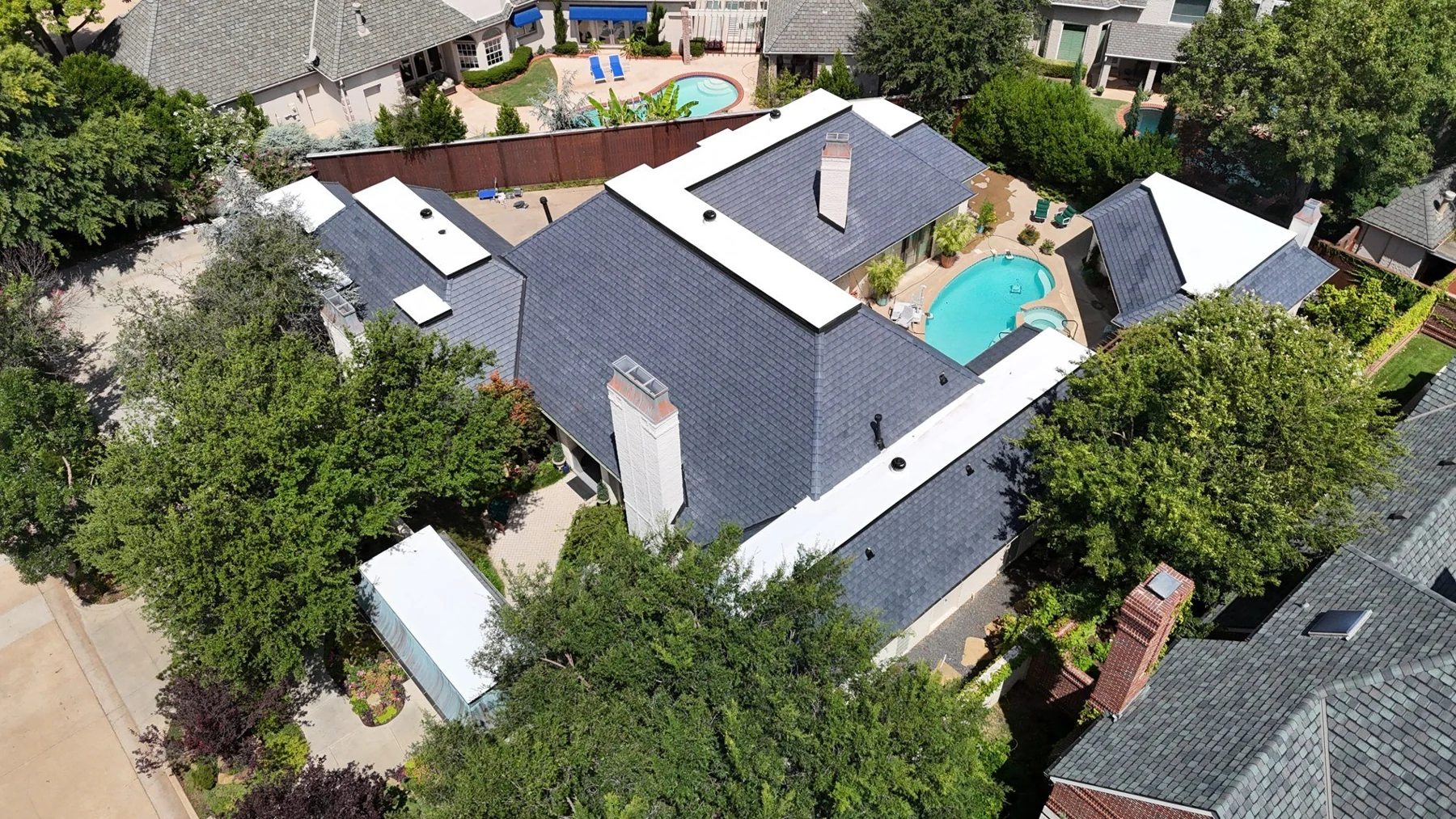 A new perspective — RedZone roofing project